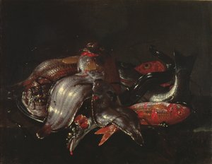 Stillleben mit Fischen, ca. 1670-80